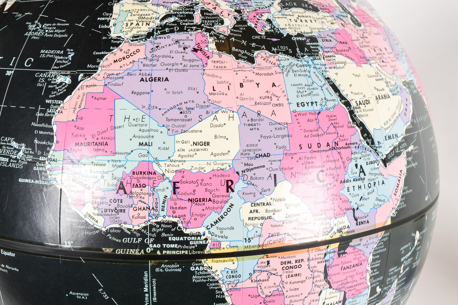 Hour Glass and Globe Set