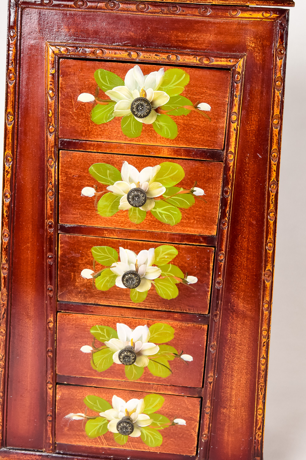 Hand-Painted Jewelry Chest