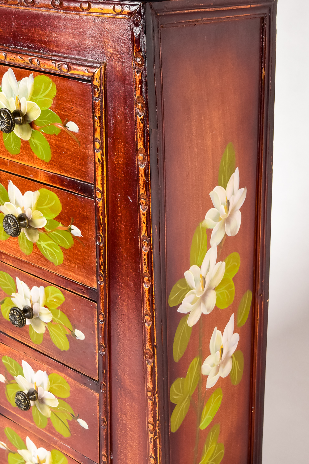 Hand-Painted Jewelry Chest