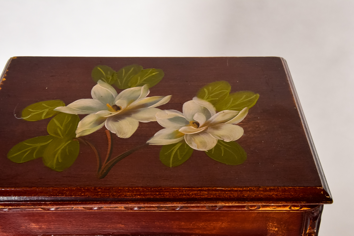 Hand-Painted Jewelry Chest