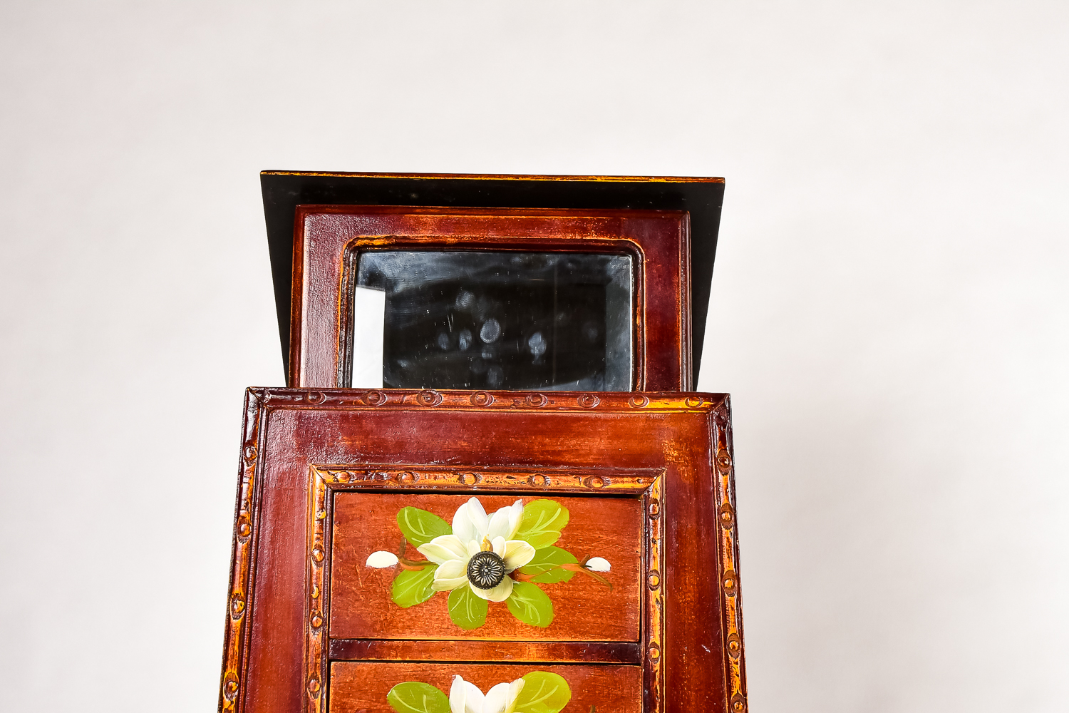 Hand-Painted Jewelry Chest