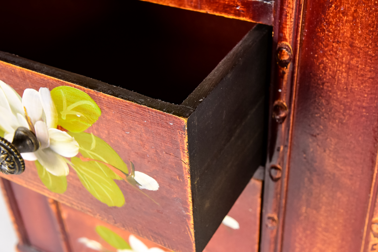 Hand-Painted Jewelry Chest