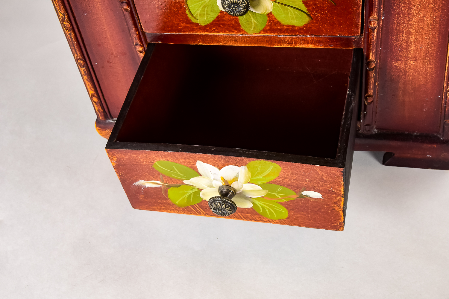 Hand-Painted Jewelry Chest