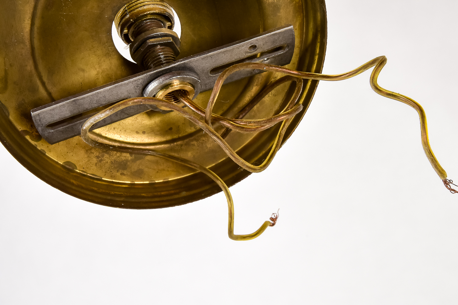 Mid-Nineteenth Century French Opaline Glass Lamp