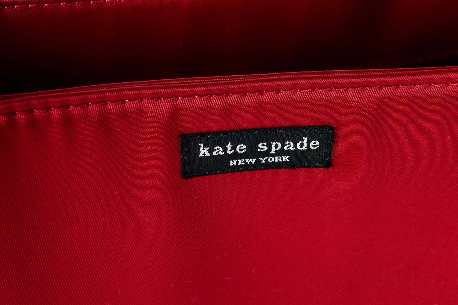 Red Kate Spade Shopping Tote