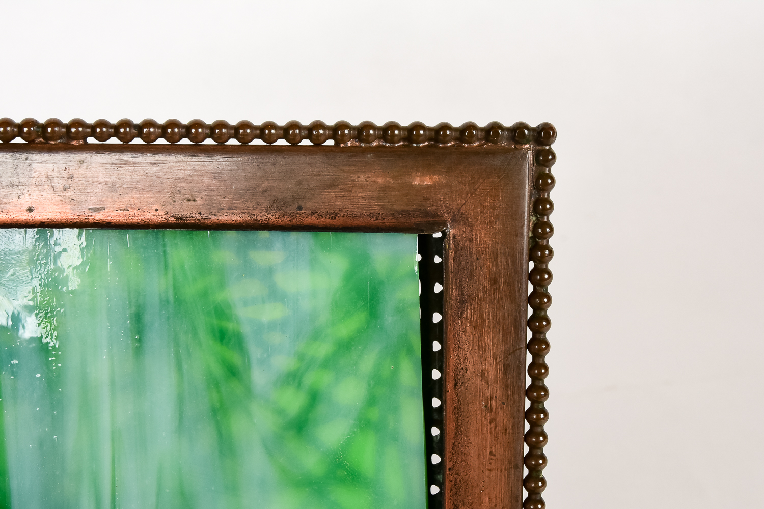 Tiffany Studios "Pine Needle" Bronze and Slag Glass Box