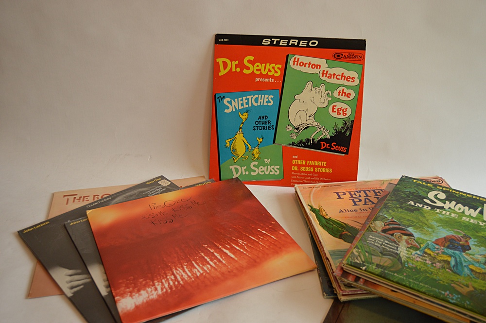 LPs Incl. The Cure, Alice Cooper, Signed Crowded House and Disney