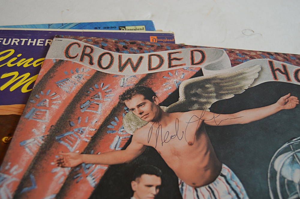 LPs Incl. The Cure, Alice Cooper, Signed Crowded House and Disney