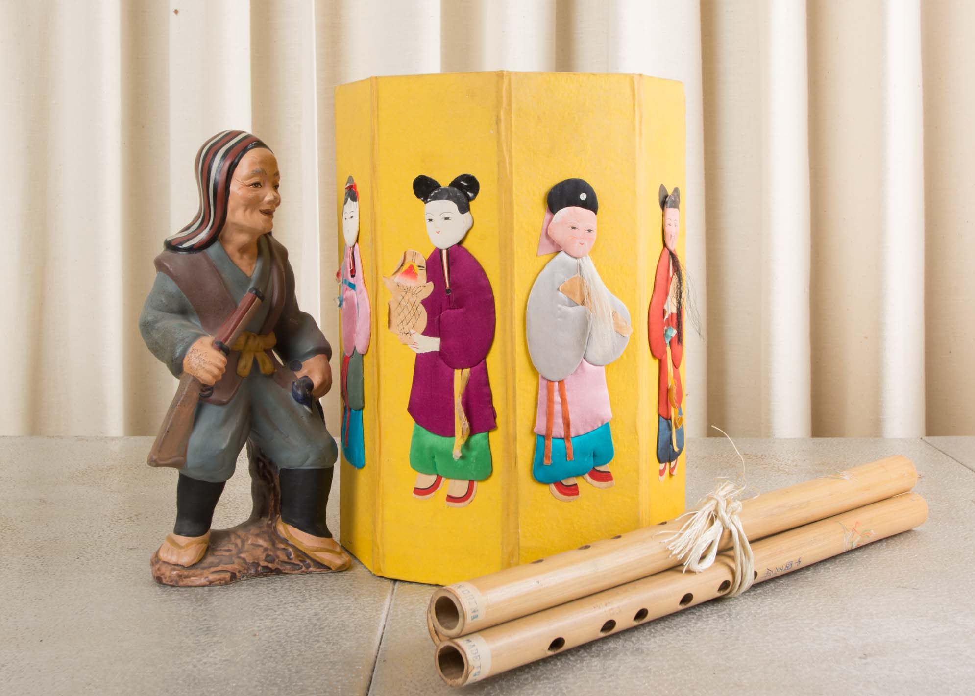 Trio of Vintage Asiatic Items