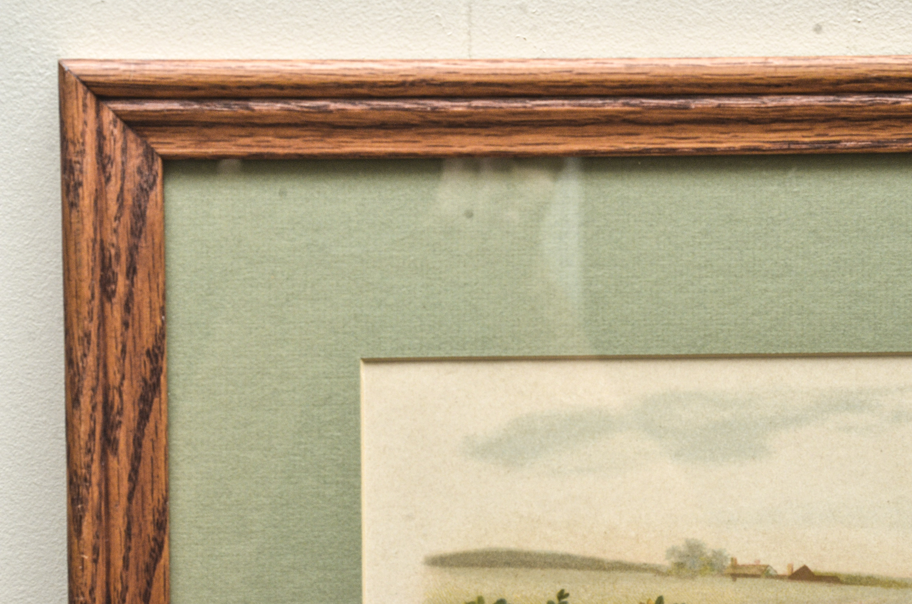 Framed Vintage "Summer Day's Ride" Print