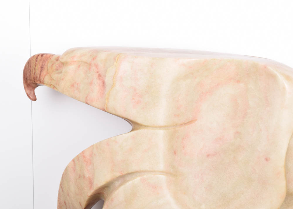 Lorne Fineday Alabaster Sculpture "Eagle Vision"