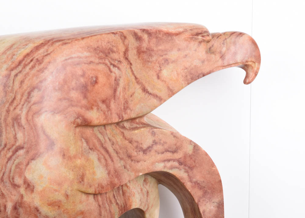 Lorne Fineday Alabaster Sculpture "Eagle Vision"