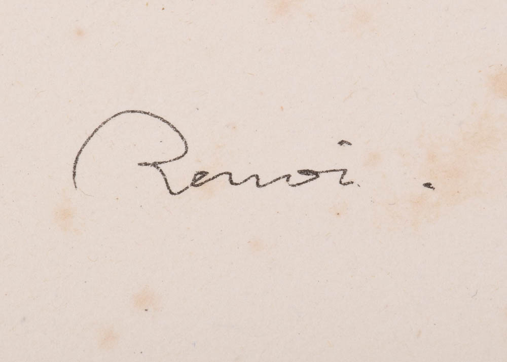 Pierre-Auguste Renoir Lithograph "Femme au cep de Vigne"