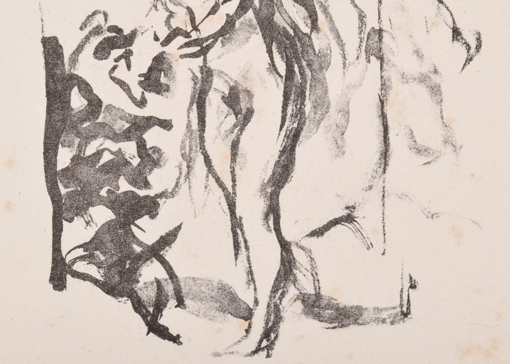 Pierre-Auguste Renoir Lithograph "Femme au cep de Vigne"