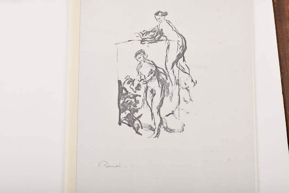 Pierre-Auguste Renoir Lithograph "Femme au cep de Vigne"