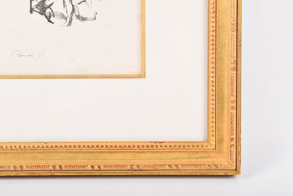 Pierre-Auguste Renoir Lithograph "Femme au cep de Vigne"