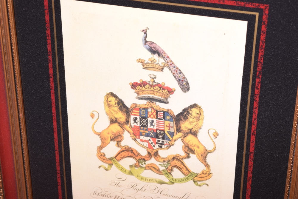 Bombay Company Framed Royal Crest Reproductions