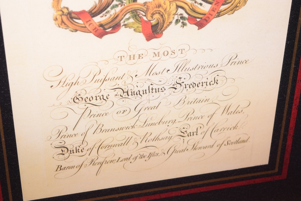 Bombay Company Framed Royal Crest Reproductions