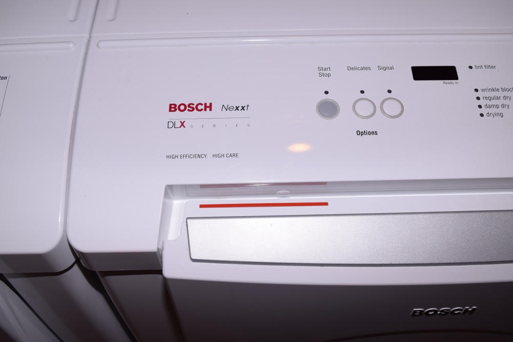 Bosch Nexxt DLX Series Washer and Electric Dryer