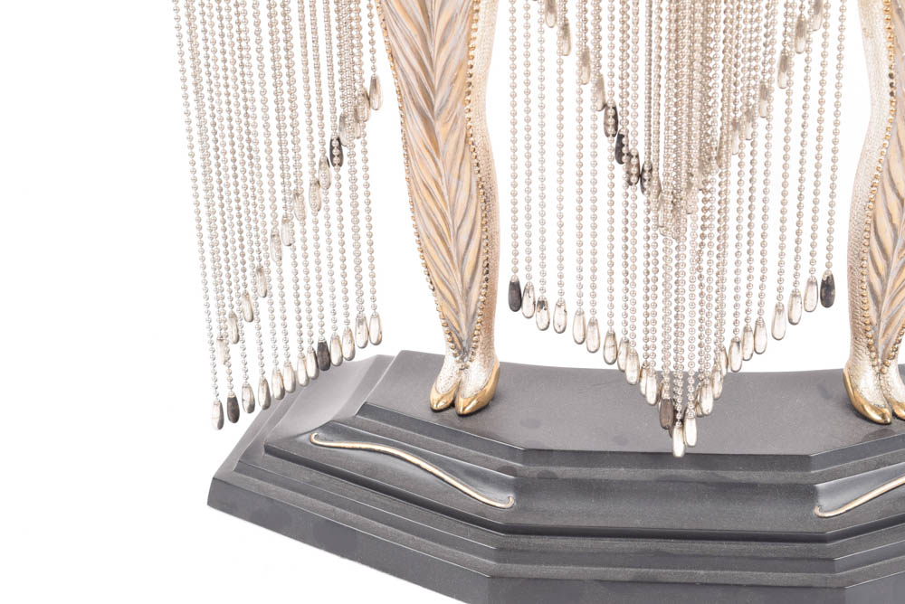 Erté "Les Bijoux de Perles" Bronze Sculpture