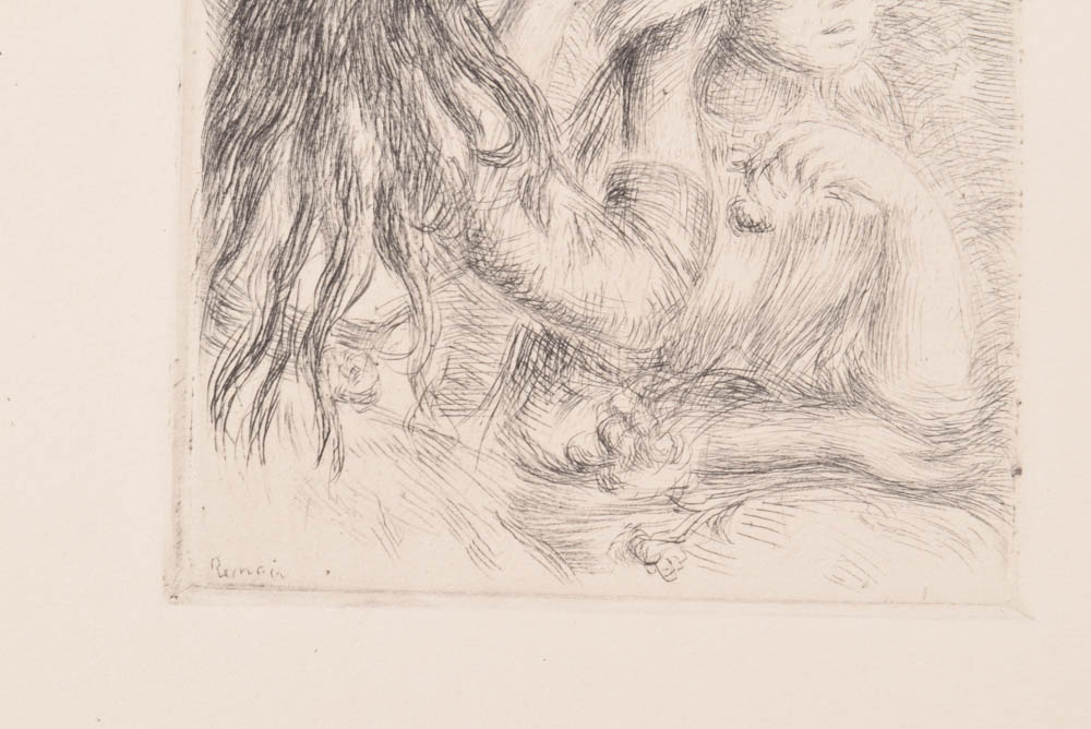 Renoir Etching "Le Chapeau Epingle"