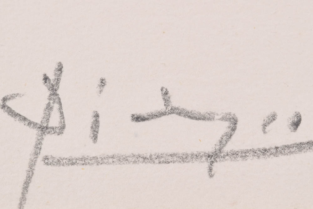 Pablo Picasso Engraving, Plate XXXIV of "Carmen"