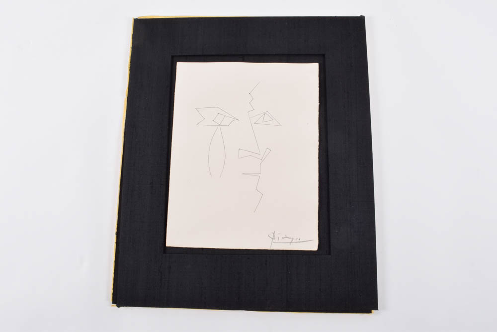 Pablo Picasso Engraving, Plate XXXIV of "Carmen"