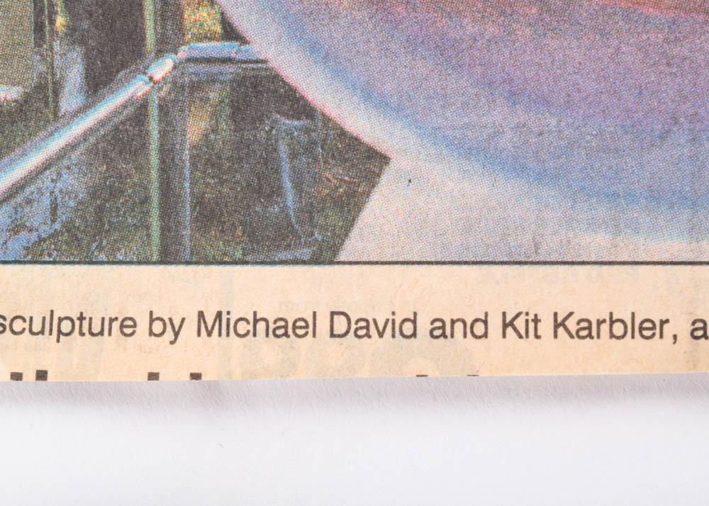 Glass Sculpture by Michael David and Kit Karbler