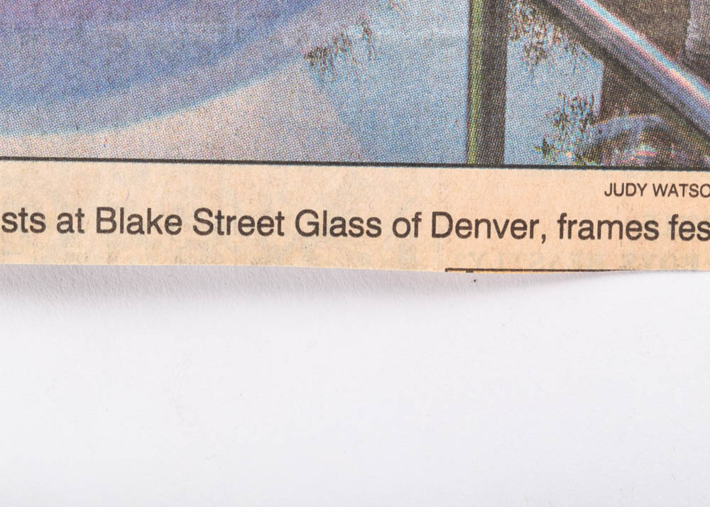 Glass Sculpture by Michael David and Kit Karbler