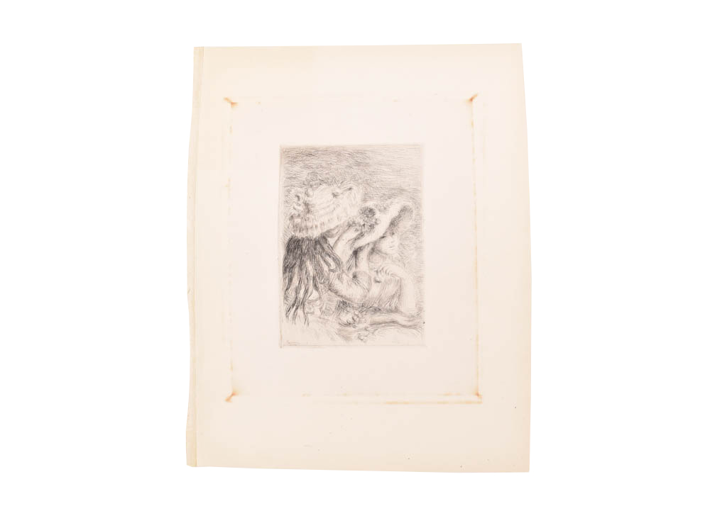 Renoir Etching "Le Chapeau Epingle"