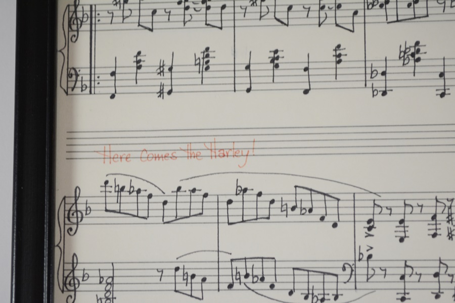 Jacob Strader Framed Memorabilia, Lithograph and Original Musical Score