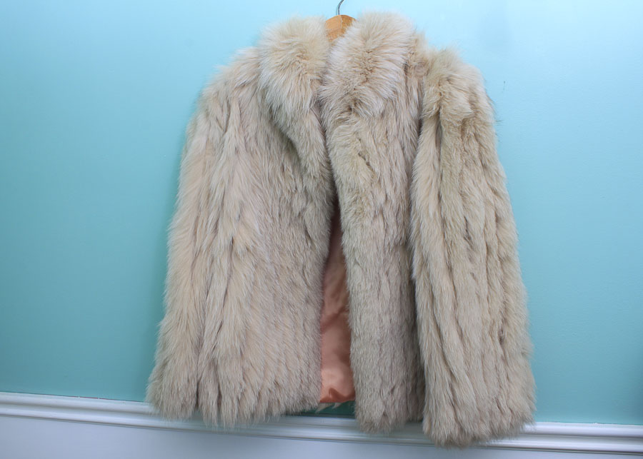 Saga Fox Women's Scandinavian Blue Fox Fur Jacket