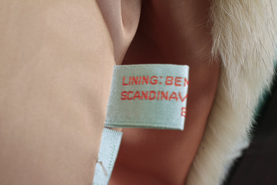 Saga Fox Women's Scandinavian Blue Fox Fur Jacket