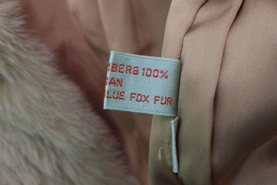 Saga Fox Women's Scandinavian Blue Fox Fur Jacket