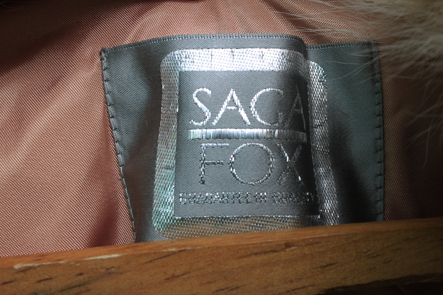 Saga Fox Women's Scandinavian Blue Fox Fur Jacket