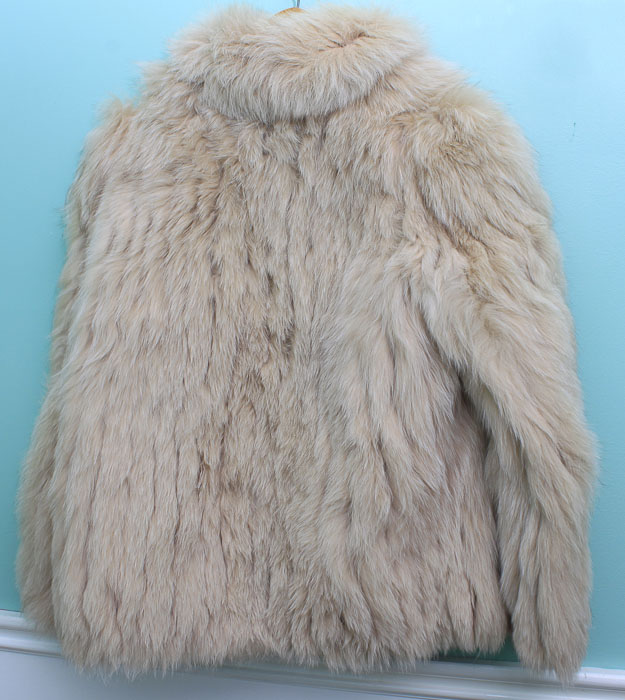 Saga Fox Women's Scandinavian Blue Fox Fur Jacket