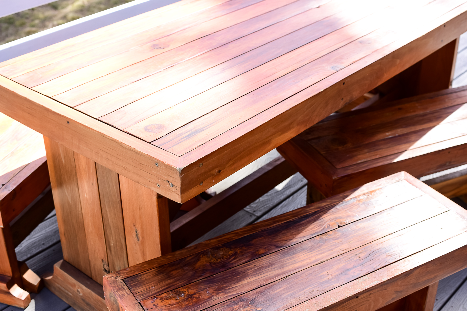 Picnic Table and Bench Set