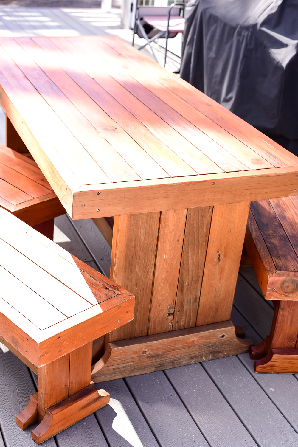 Picnic Table and Bench Set