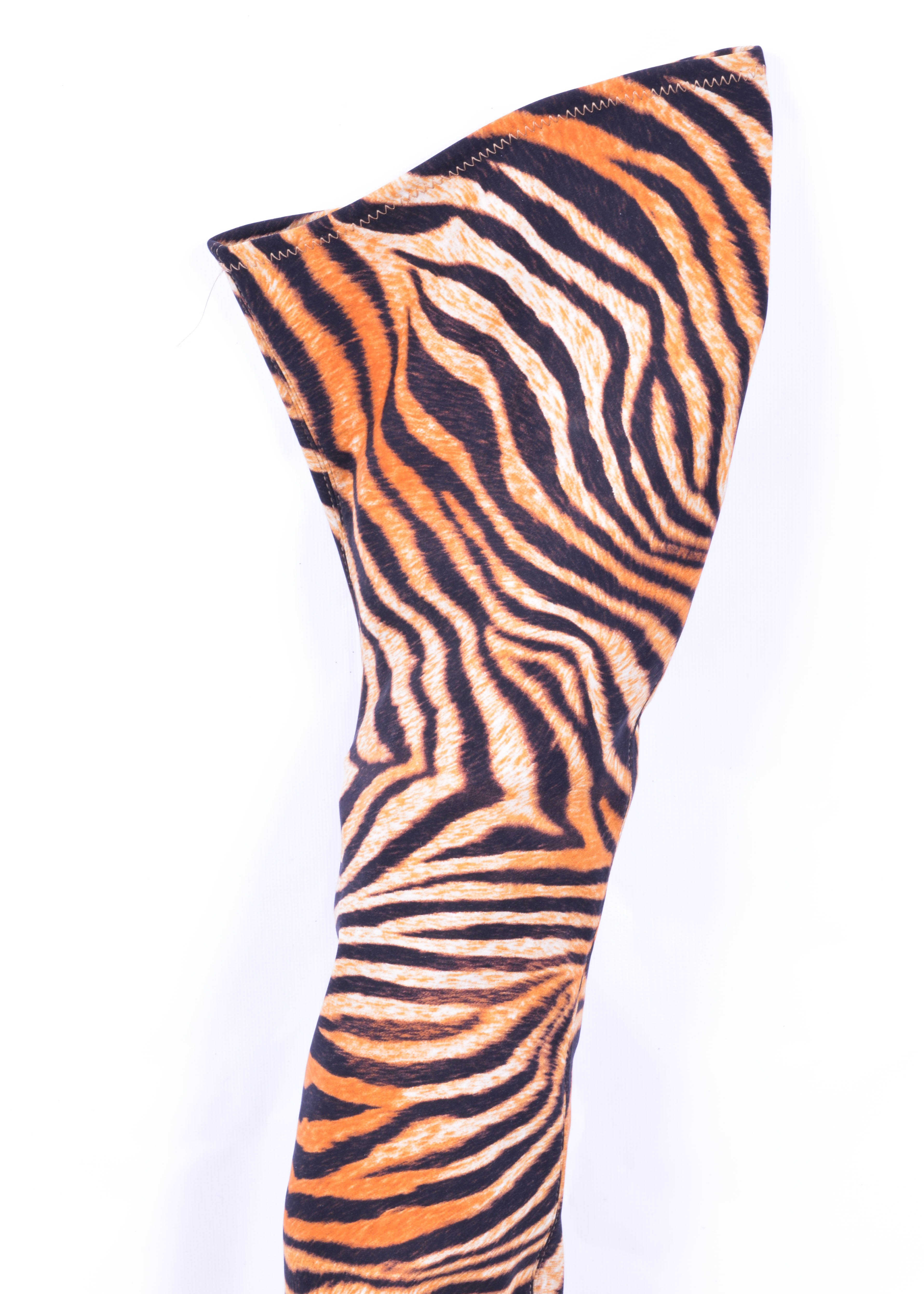 Women's Casadei Tiger Print Heeled Boots, Size 11