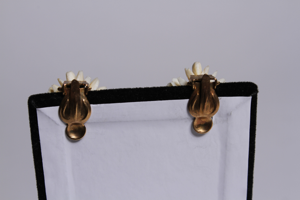 Set of Vintage Composition Ornament Jewelry Pieces