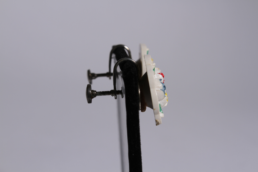 Set of Vintage Composition Ornament Jewelry Pieces