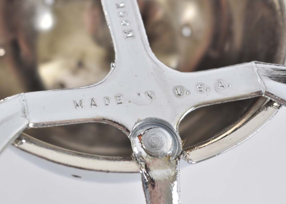 Irvinware Chrome Mock Turtle Hors D'oeuvre Server