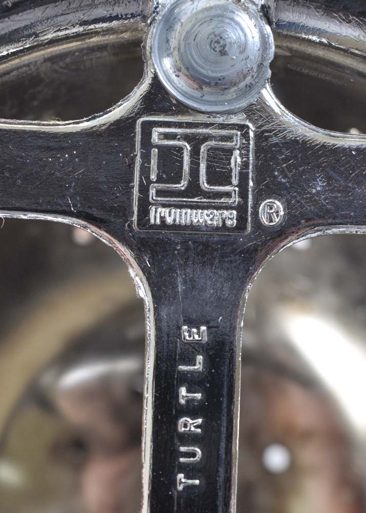 Irvinware Chrome Mock Turtle Hors D'oeuvre Server