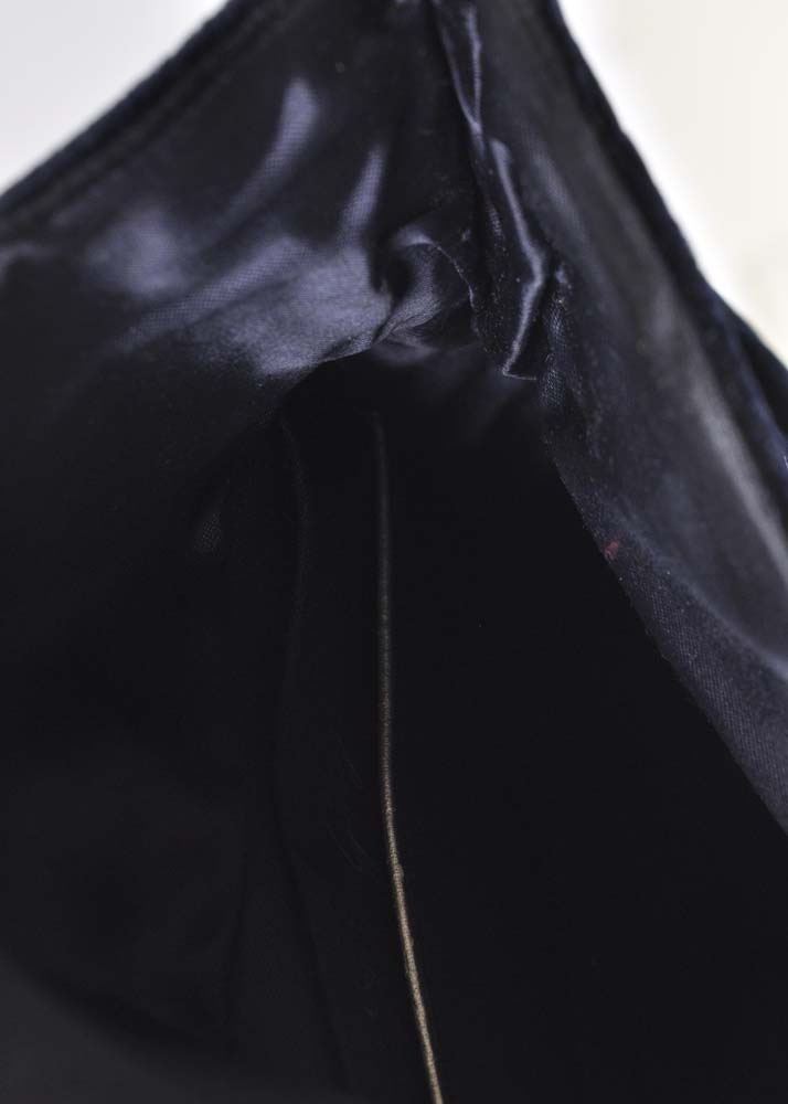 Vintage Blue Velvet Evening Clutch by Bags by Garay