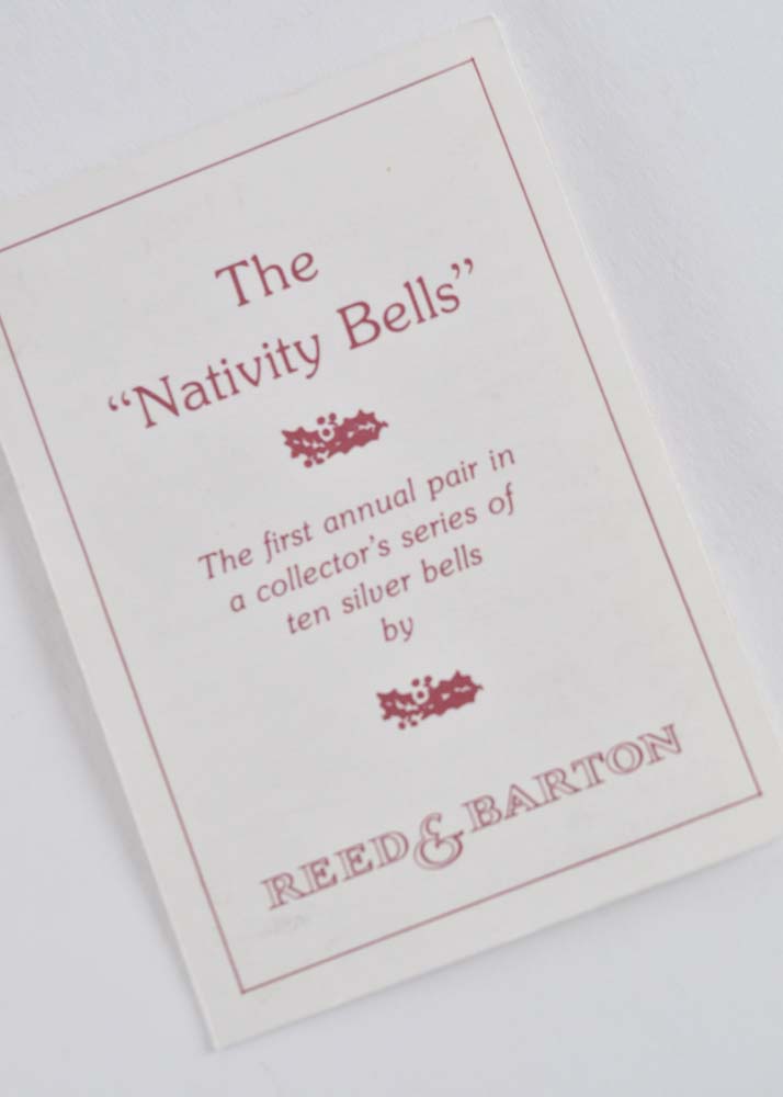 Reed & Barton The "Nativity Bells" 1st in Series