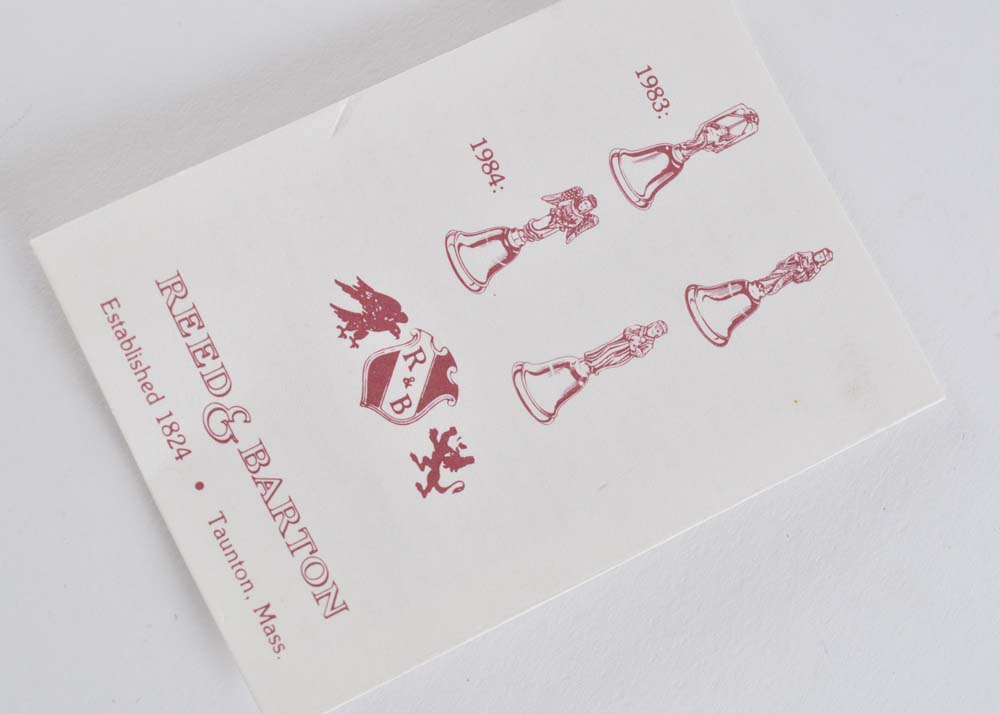 Reed & Barton The "Nativity Bells" 1st in Series