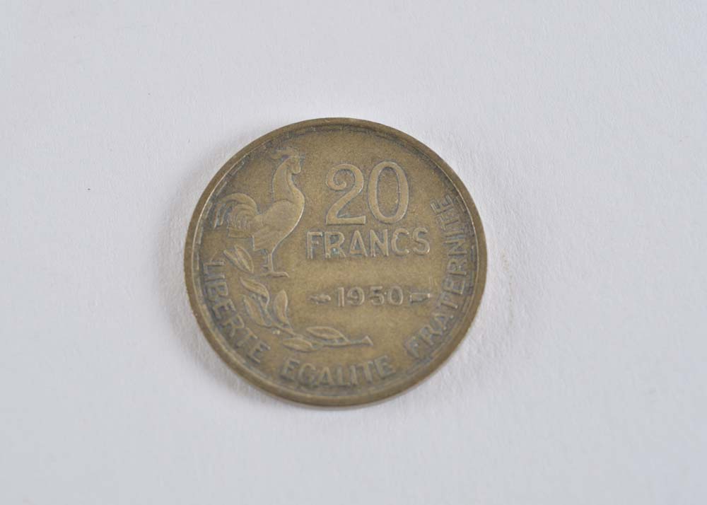 1950 20 Franc Piece