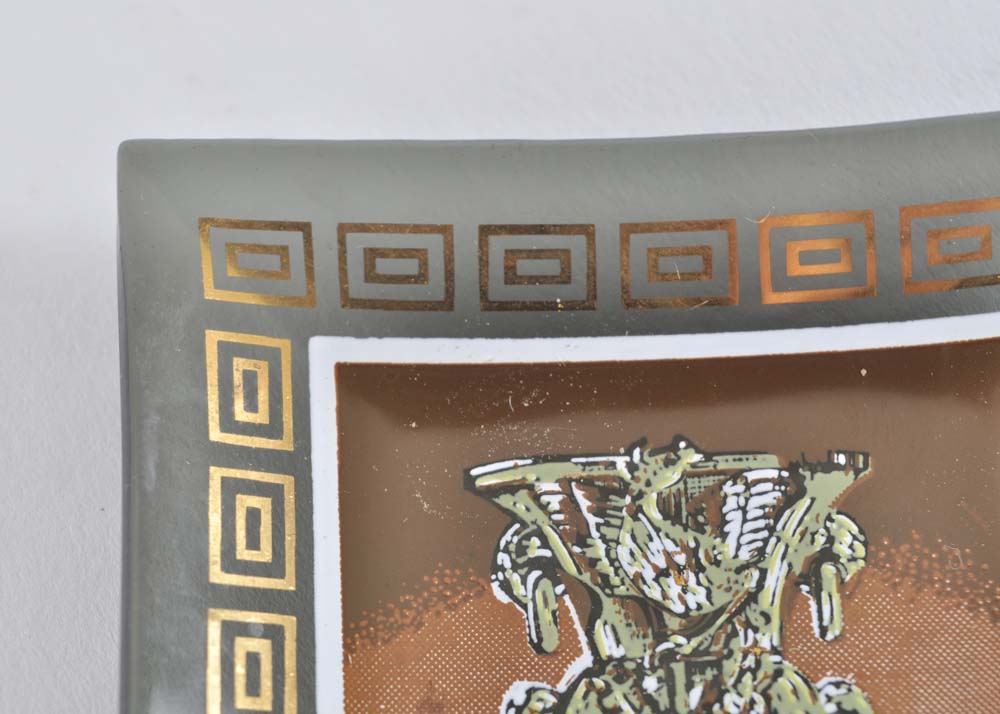 Set of Four Houze Art Glass Ash Receivers