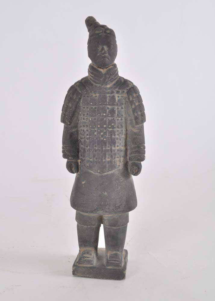 Pair of Reproduction Chinese Terracotta Warriors