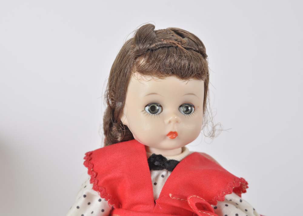 Quintet of Madame Alexander Dolls